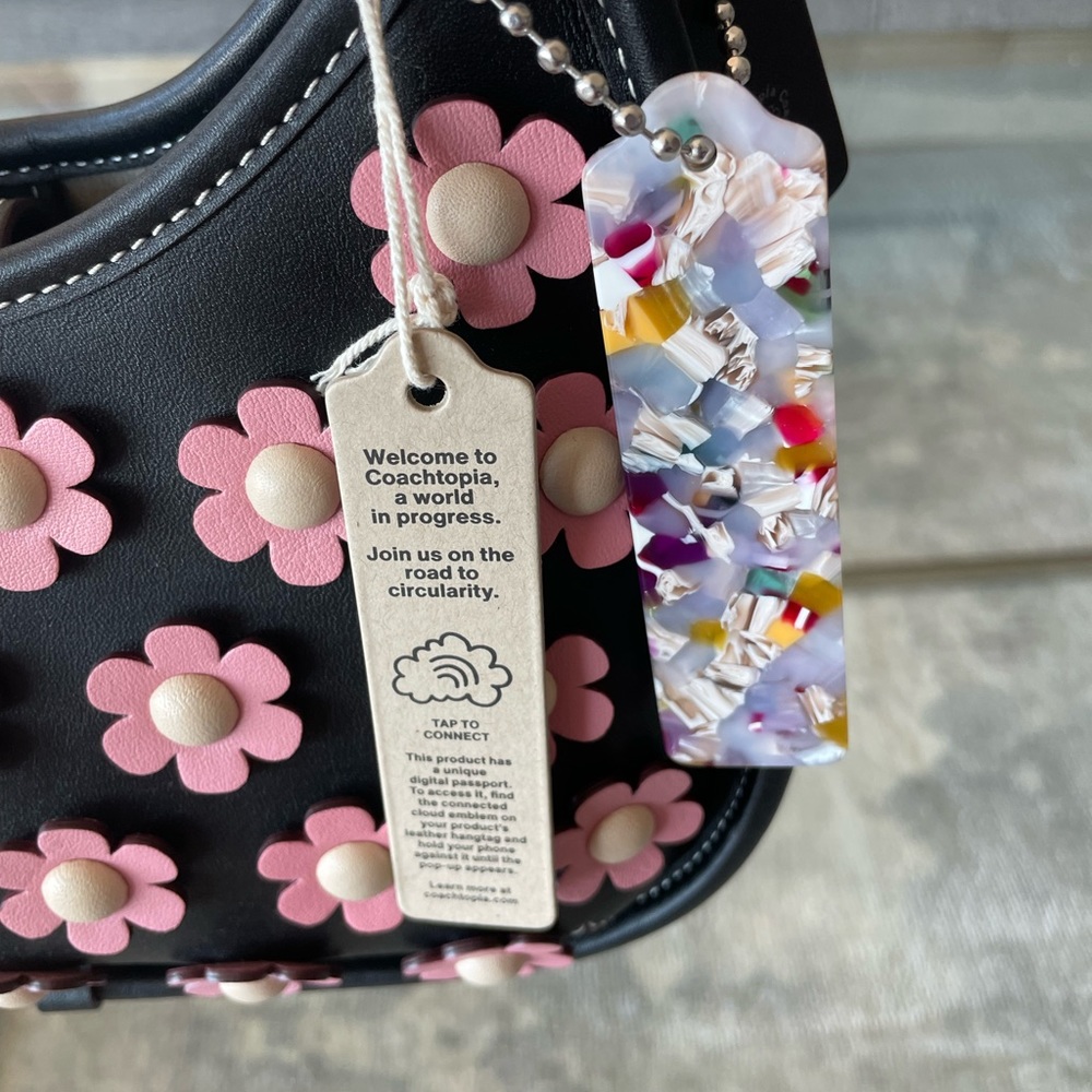Coach Coachtopia Mini Ergo Flower Bag Leather Bubblegum Pink Limited Edition - Picture 3 of 11